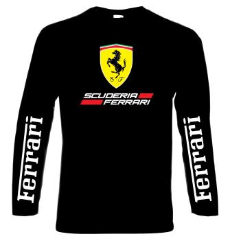 Ferrari scuderia, formula one team, men's long sleeve t-shirt, 100% cotton, S to 5XL